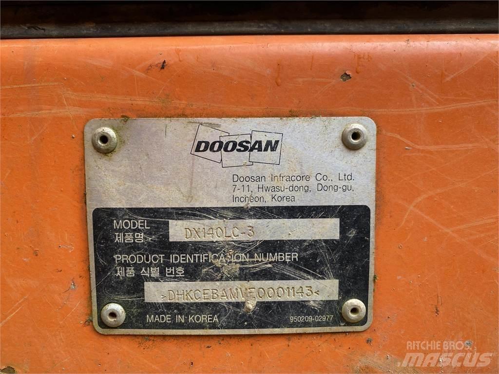 Doosan DX140 LC-3 Paletli ekskavatörler