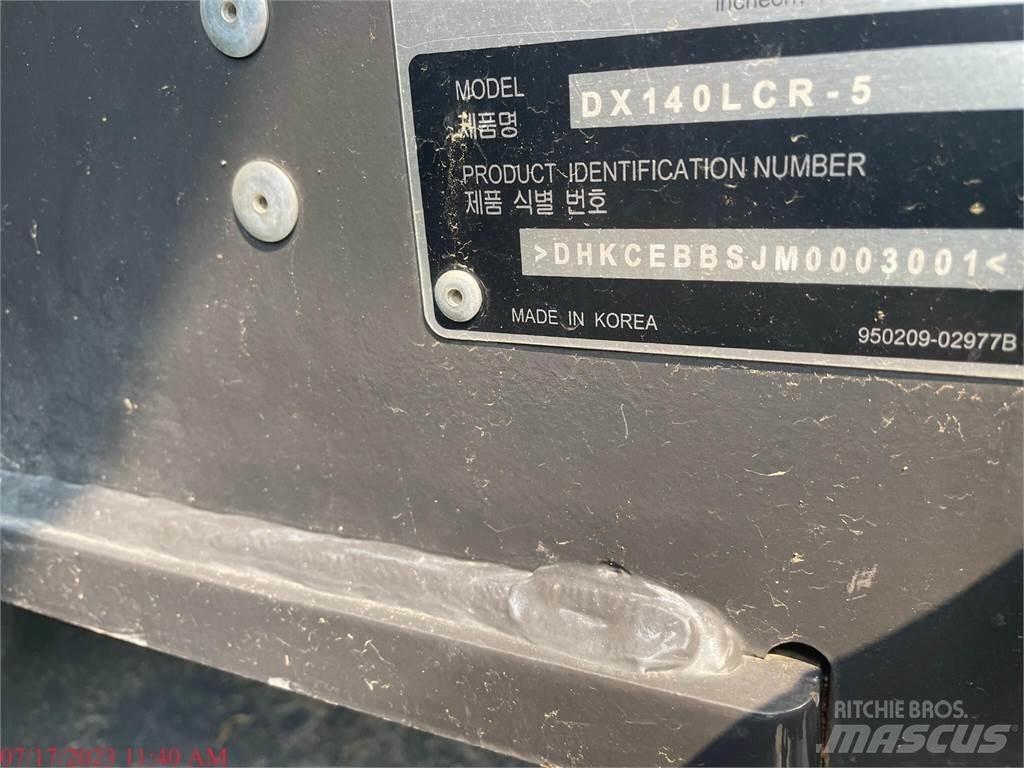 Doosan DX140 LC-5 Paletli ekskavatörler