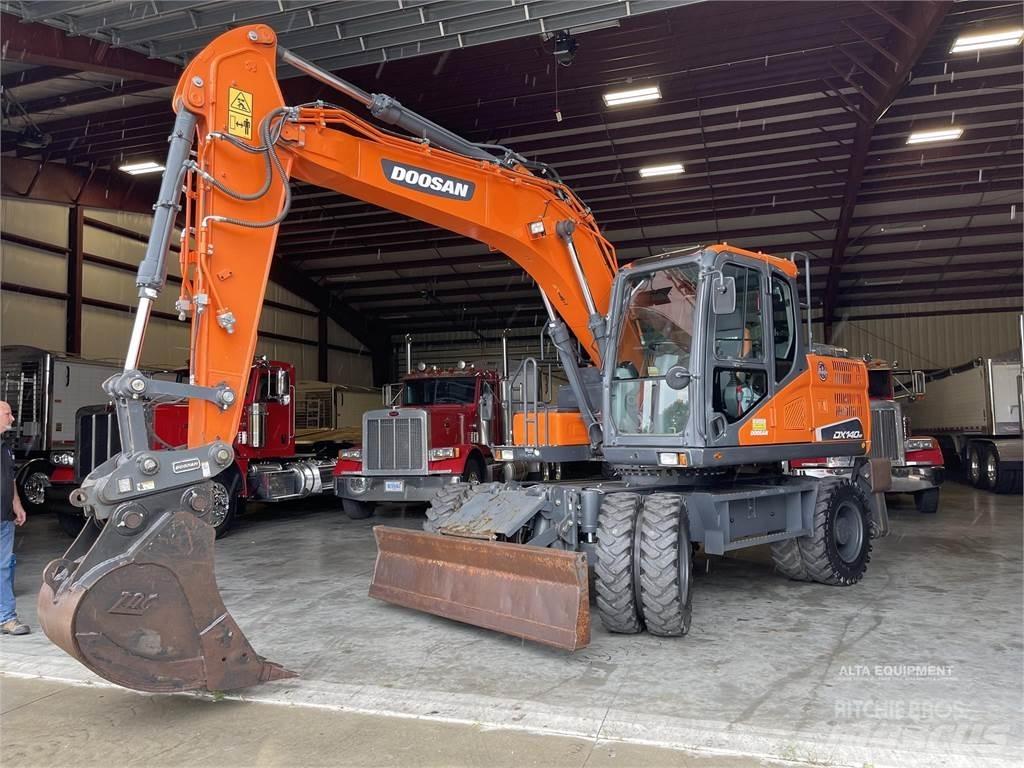 Doosan DX140W-5 Lastik tekerli ekskavatörler