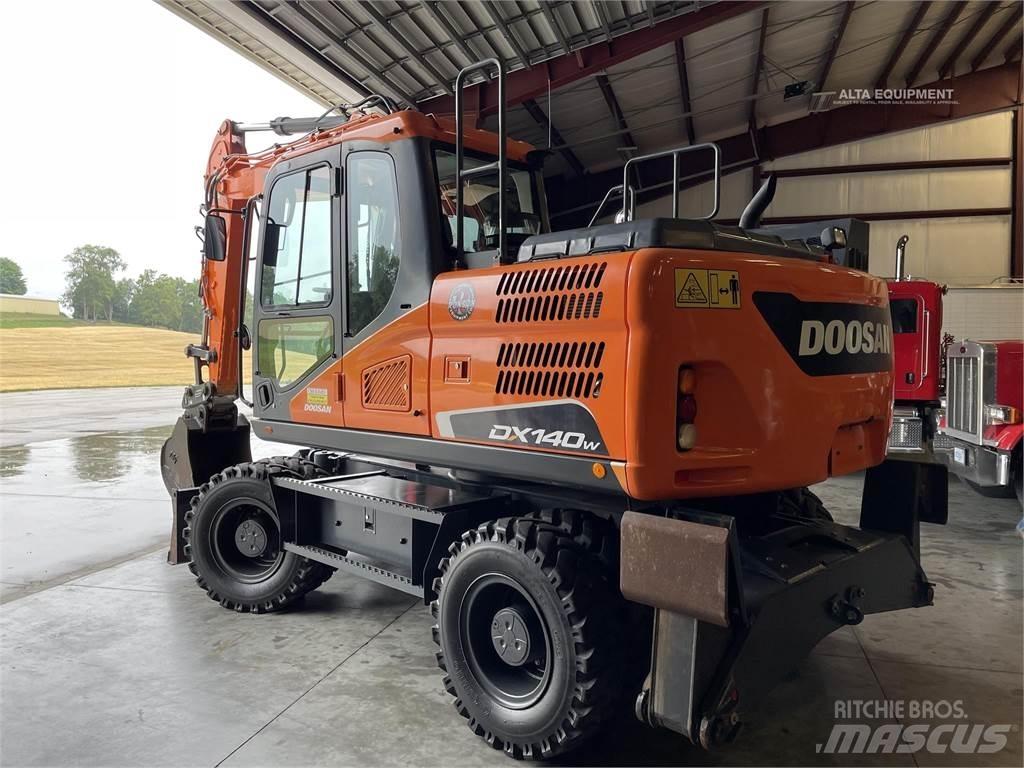 Doosan DX140W-5 Lastik tekerli ekskavatörler