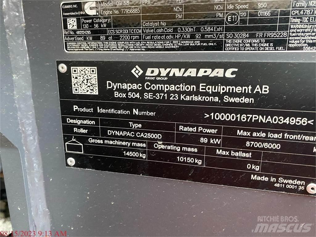 Dynapac CA2500D Çift tamburlu silindirler