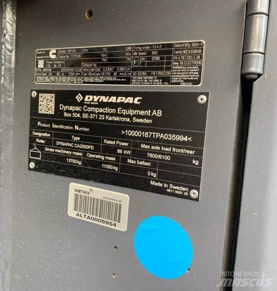 Dynapac CA2500PD Atik eziciler