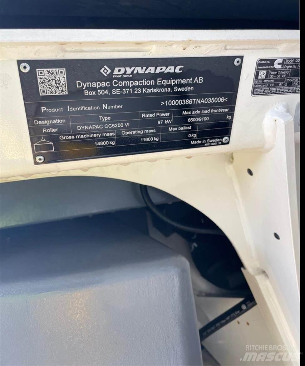 Dynapac CC5200 VI Çift tamburlu silindirler