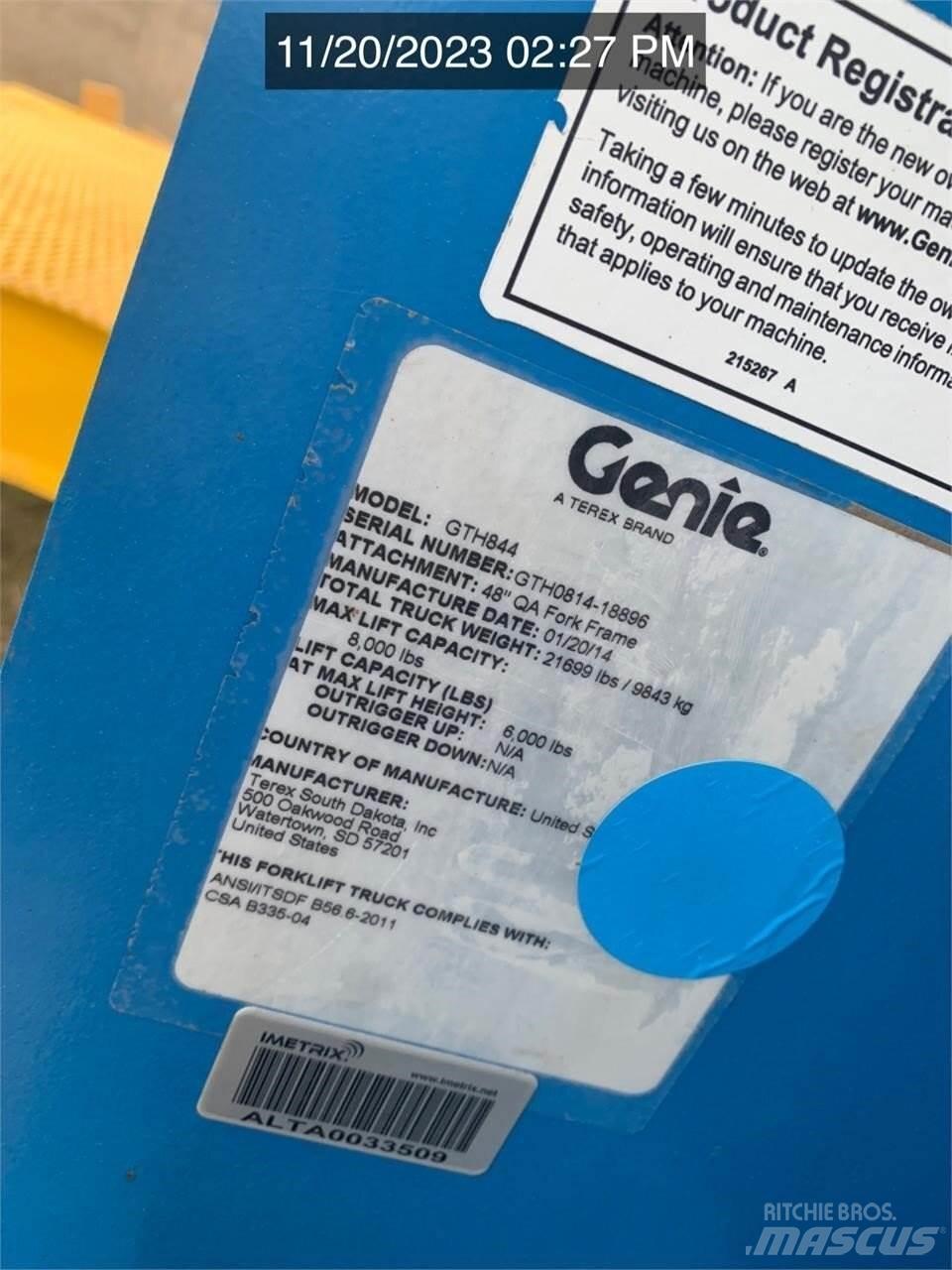 Genie GTH844 Teleskopik yükleyiciler