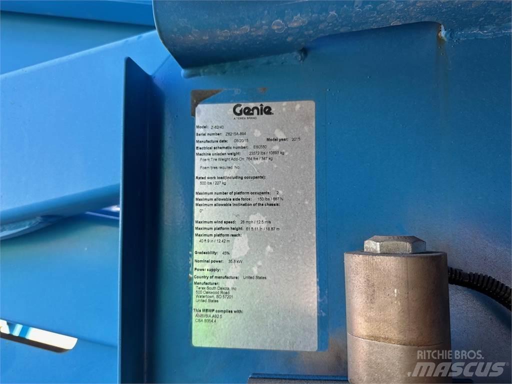 Genie Z62/40 Körüklü personel platformları