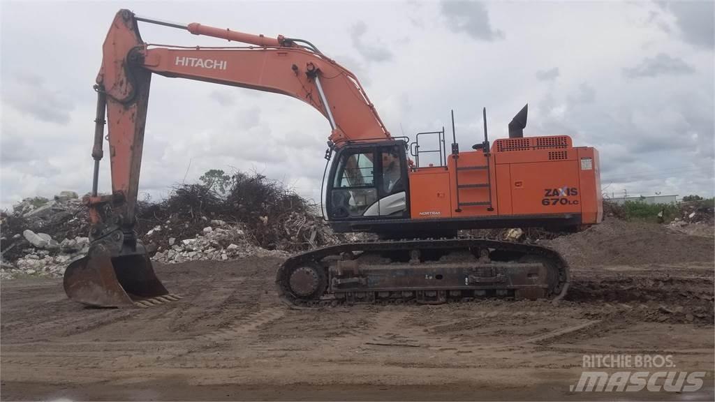 Hitachi ZX670 LC-5B Paletli ekskavatörler