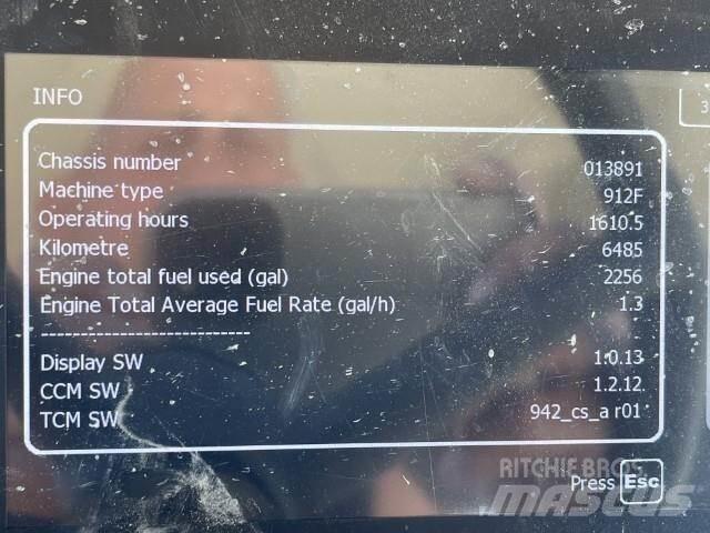 Hydrema 912HM Belden kirma kaya kamyonu