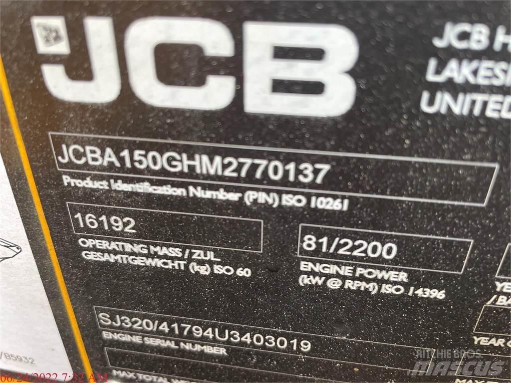 JCB 150X Paletli ekskavatörler