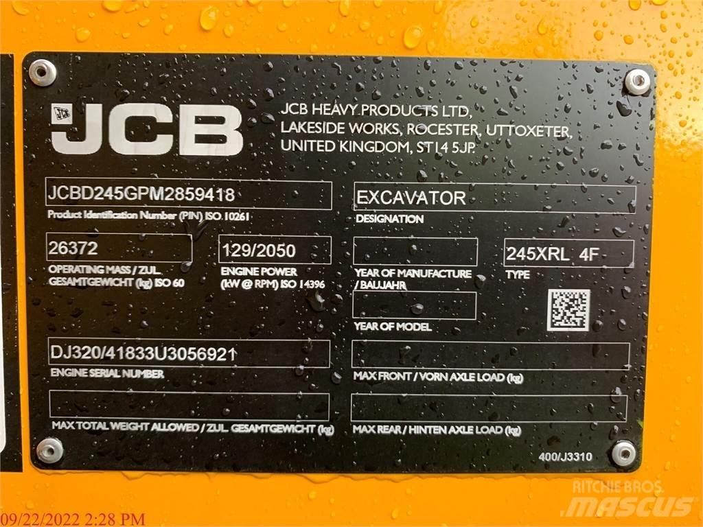 JCB 245XR Paletli ekskavatörler