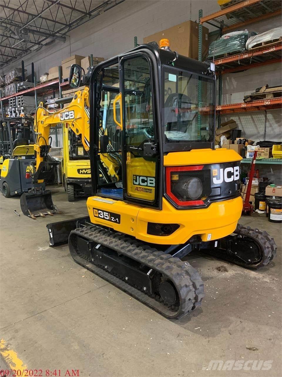 JCB 35Z-1 Mini ekskavatörler, 7 tona dek