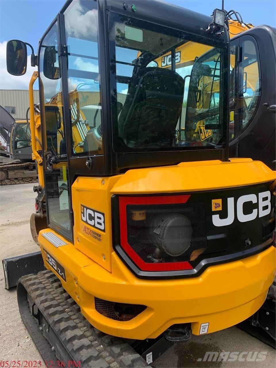 JCB 35Z-1 Mini ekskavatörler, 7 tona dek