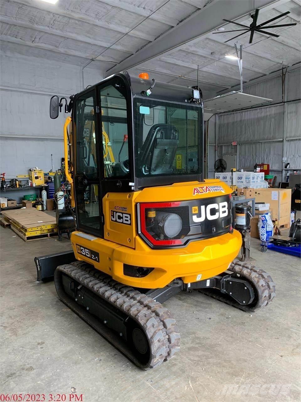 JCB 35Z-1 Mini ekskavatörler, 7 tona dek