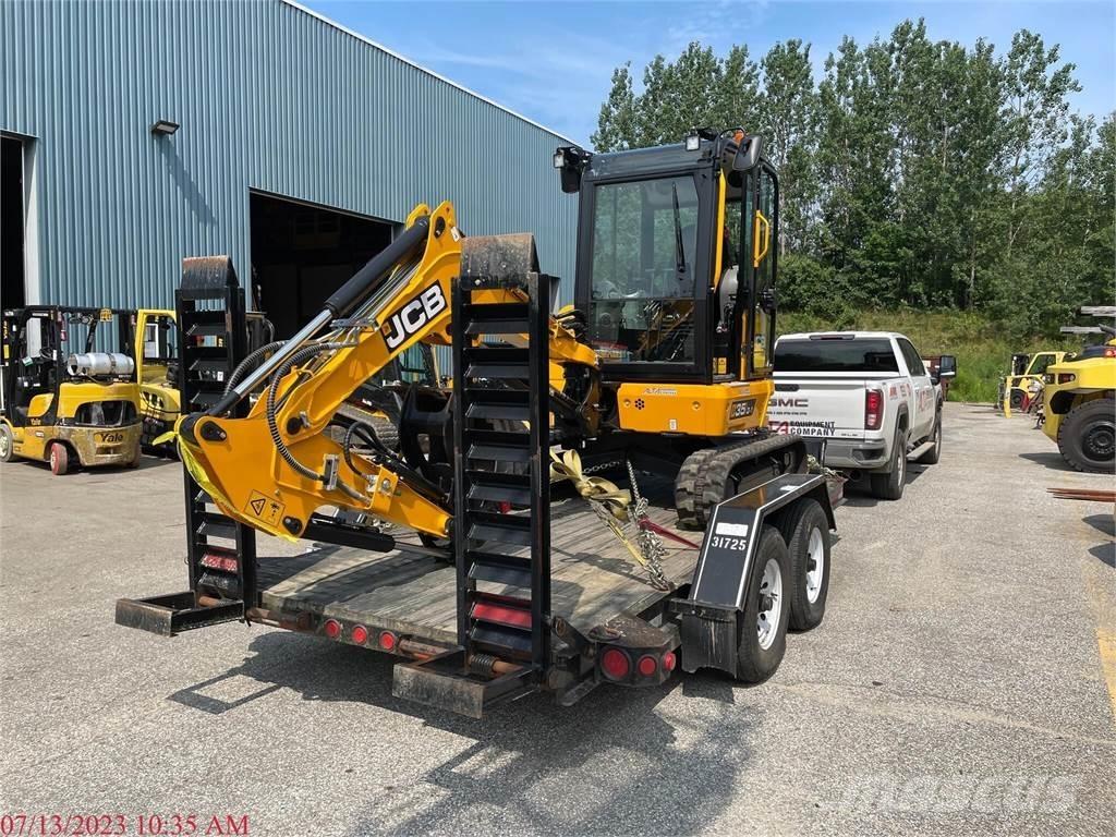 JCB 35Z-1 Mini ekskavatörler, 7 tona dek