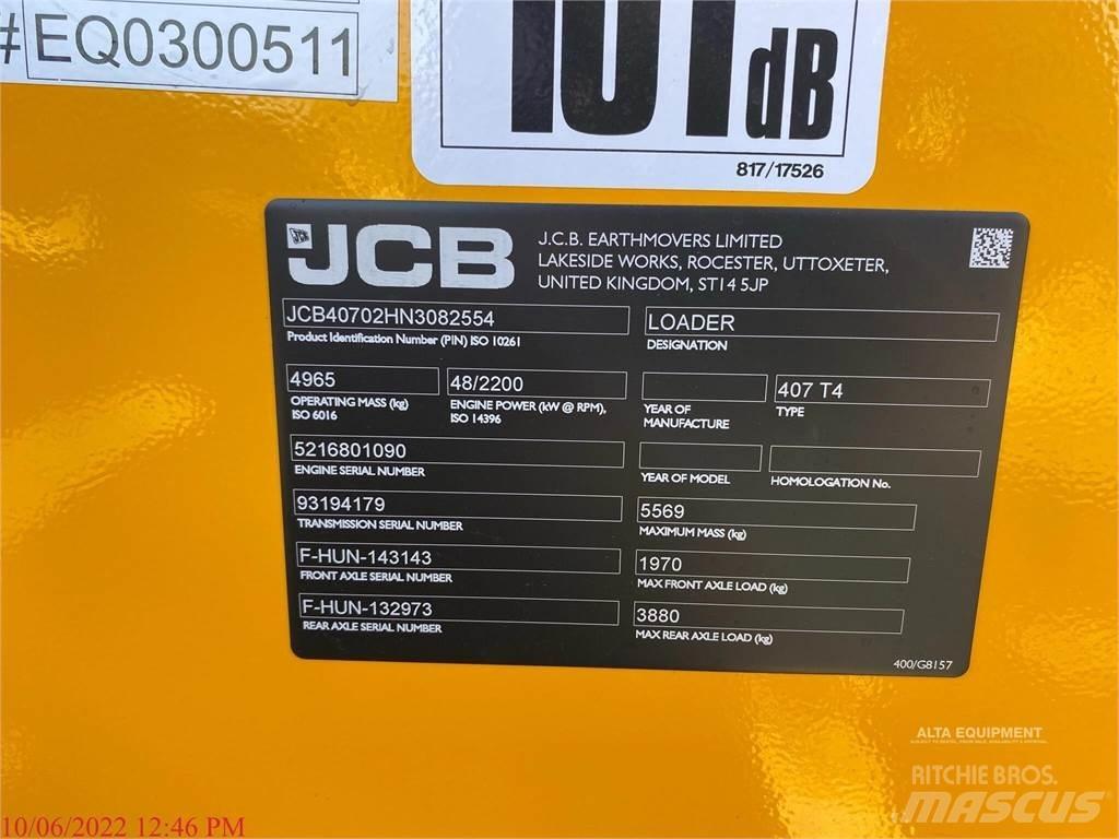 JCB 407 Tekerlekli yükleyiciler