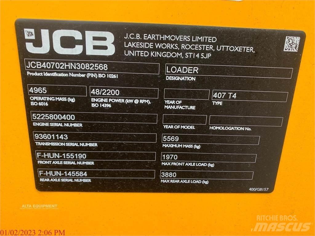 JCB 407B Tekerlekli yükleyiciler