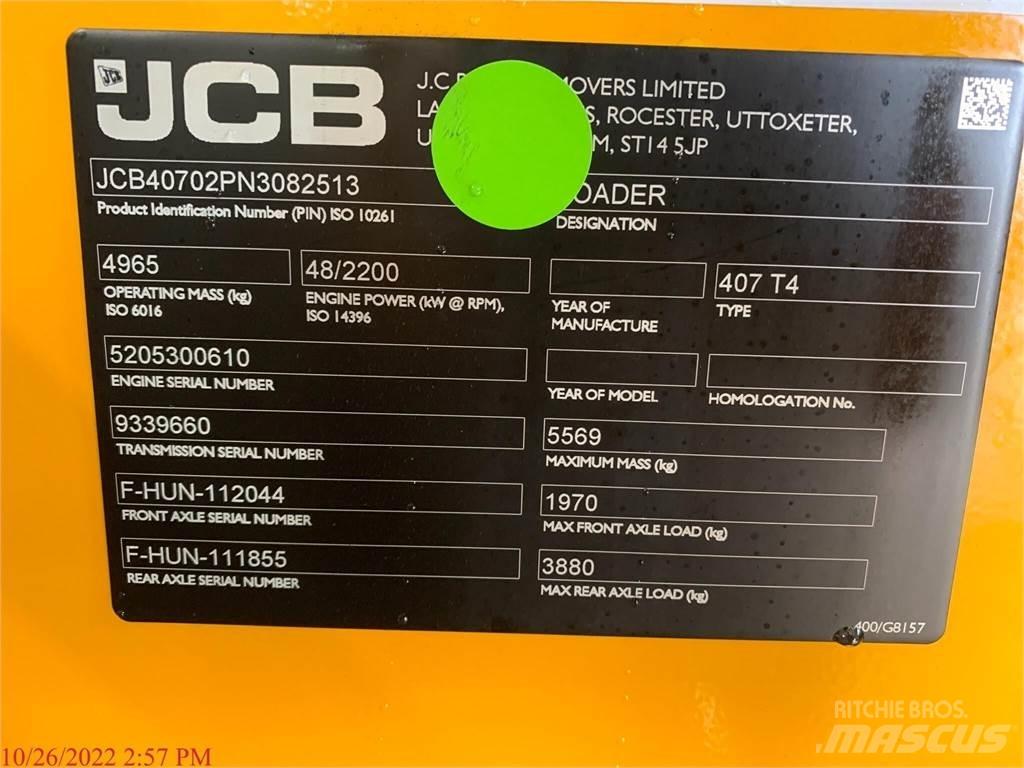 JCB 407B Tekerlekli yükleyiciler