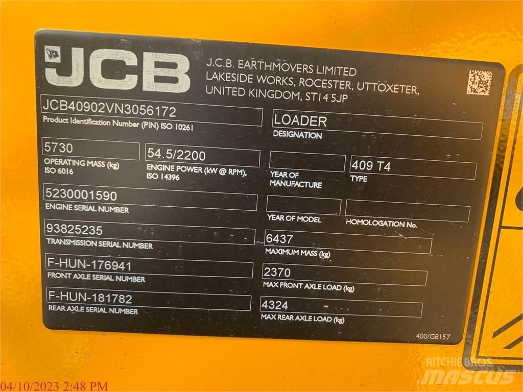 JCB 409 Tekerlekli yükleyiciler