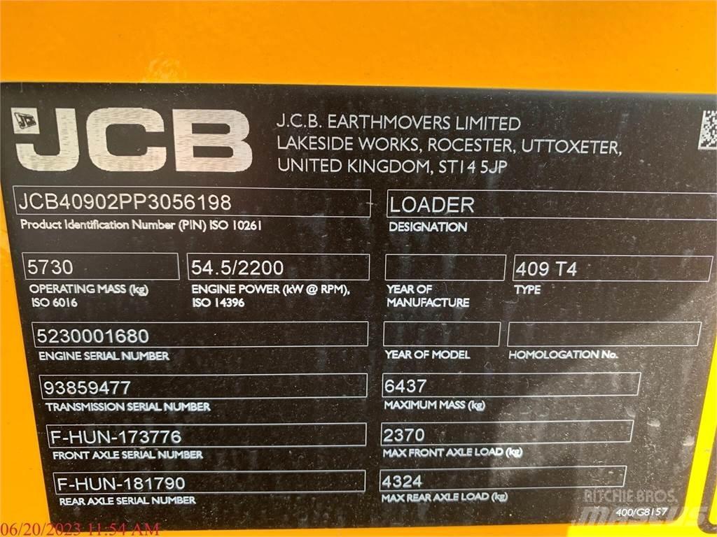 JCB 409 Tekerlekli yükleyiciler