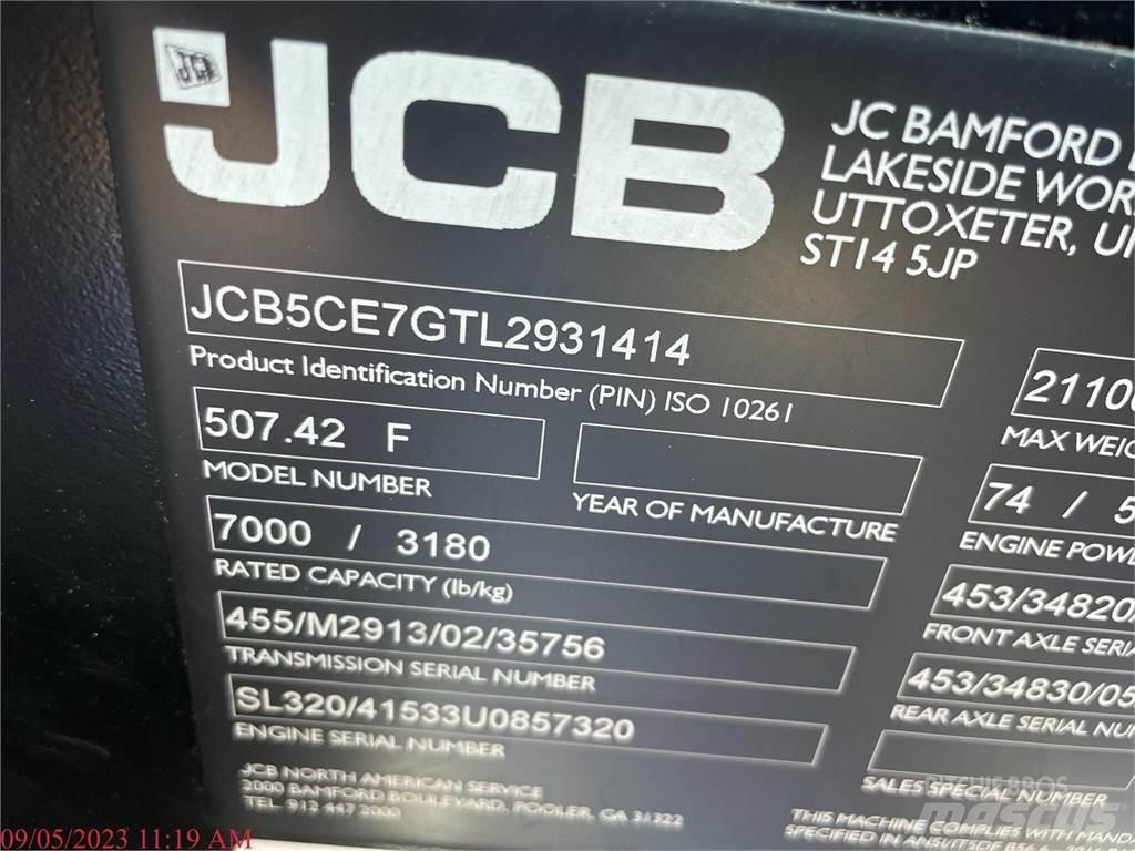 JCB 507-42 Teleskopik yükleyiciler