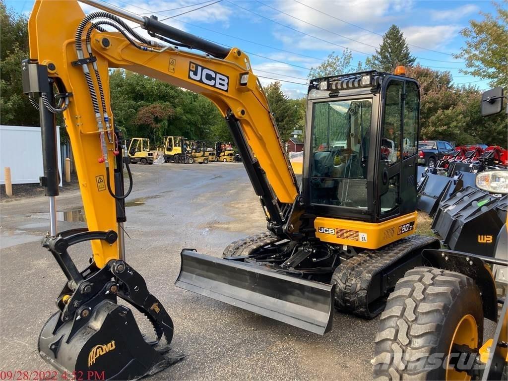 JCB 50Z-1 Mini ekskavatörler, 7 tona dek