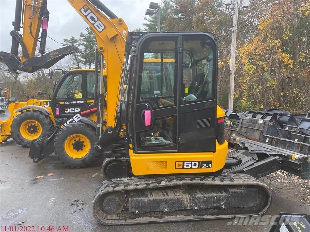 JCB 50Z-1 Mini ekskavatörler, 7 tona dek