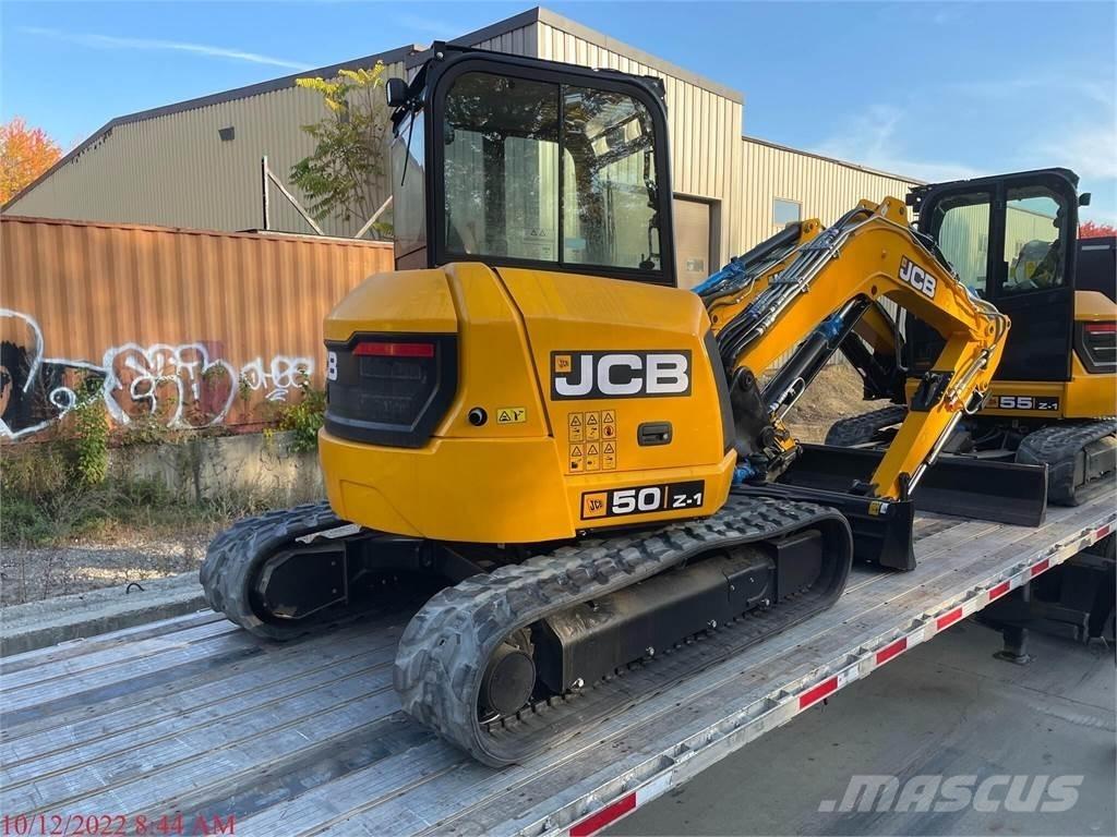 JCB 50Z-1 Mini ekskavatörler, 7 tona dek
