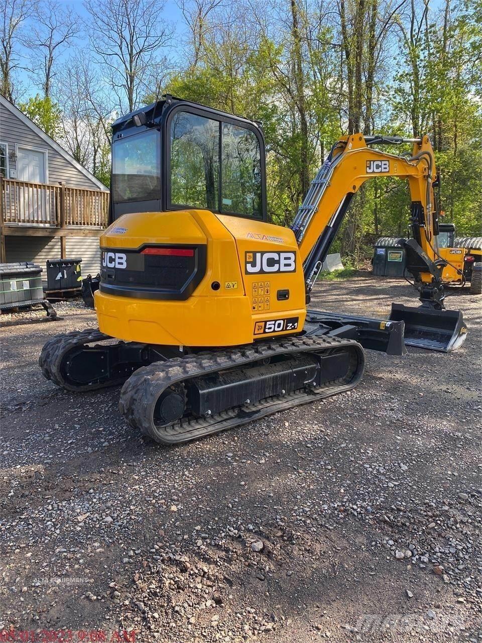JCB 50Z-1 Mini ekskavatörler, 7 tona dek