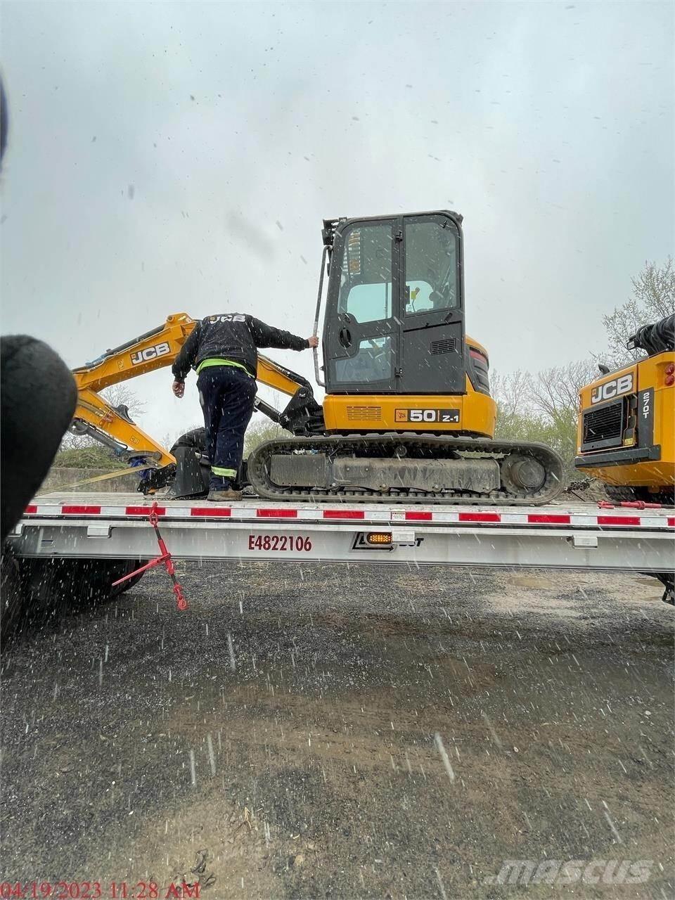 JCB 50Z-1 Mini ekskavatörler, 7 tona dek