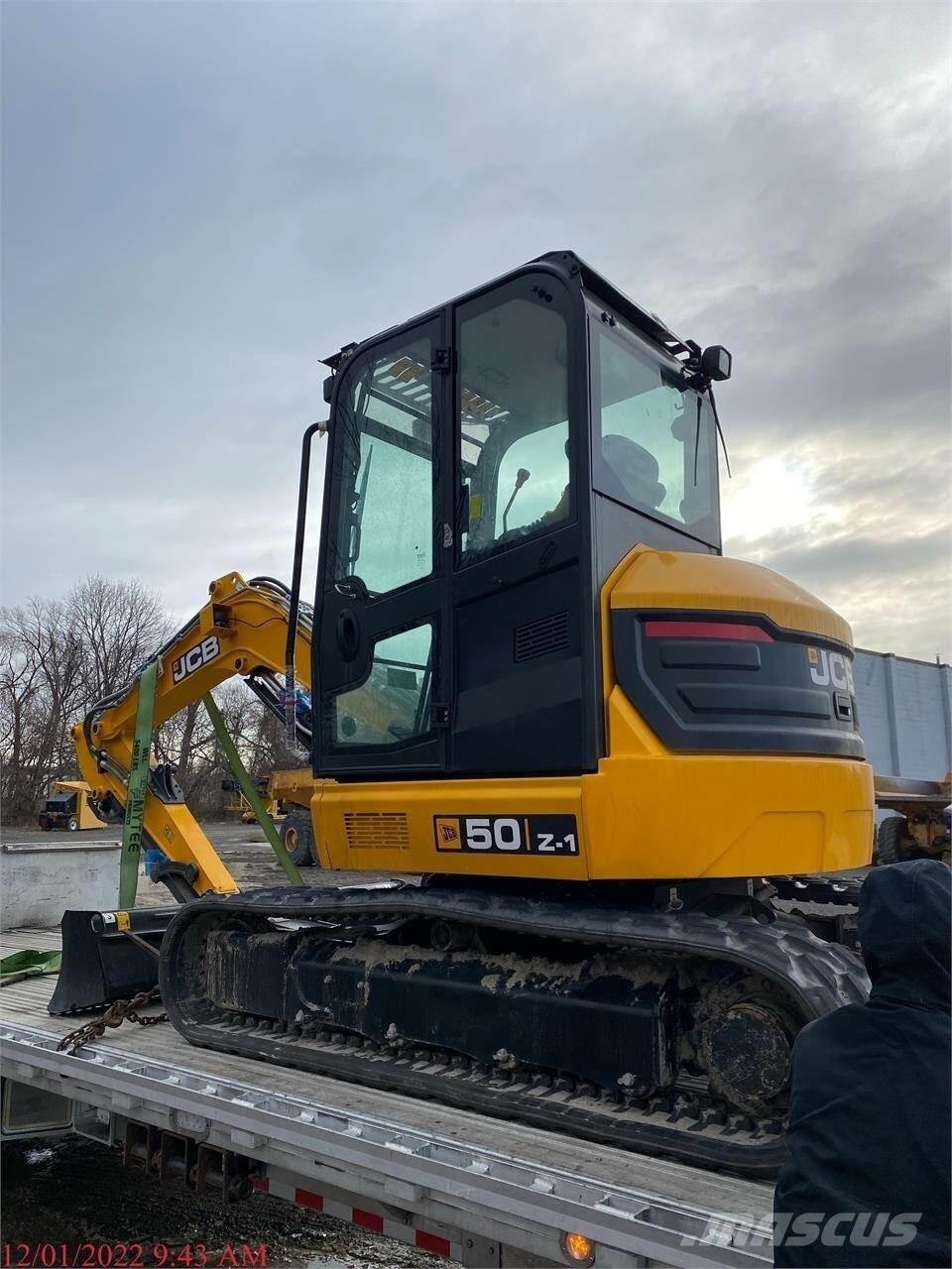 JCB 50Z-1 Mini ekskavatörler, 7 tona dek