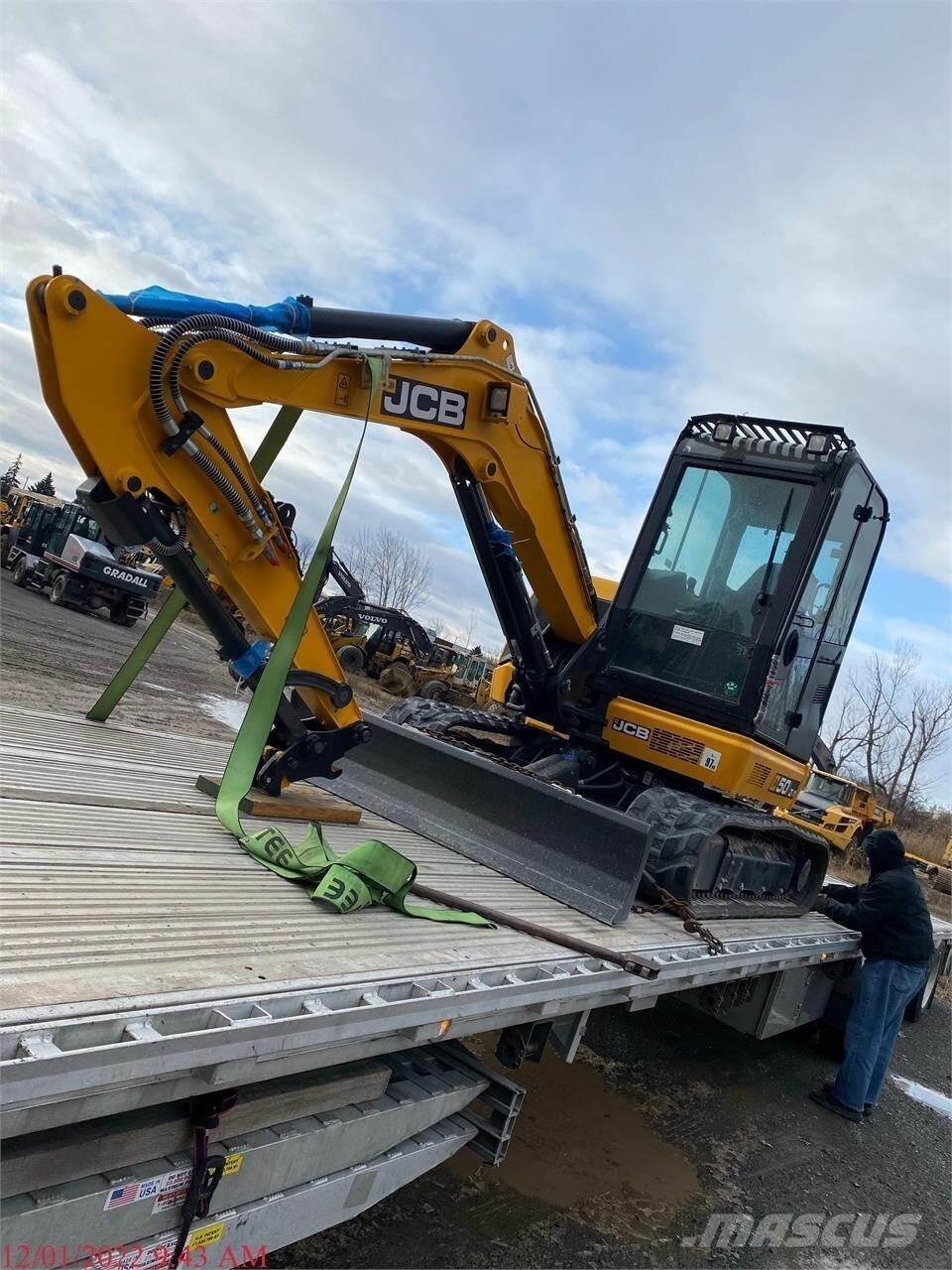 JCB 50Z-1 Mini ekskavatörler, 7 tona dek