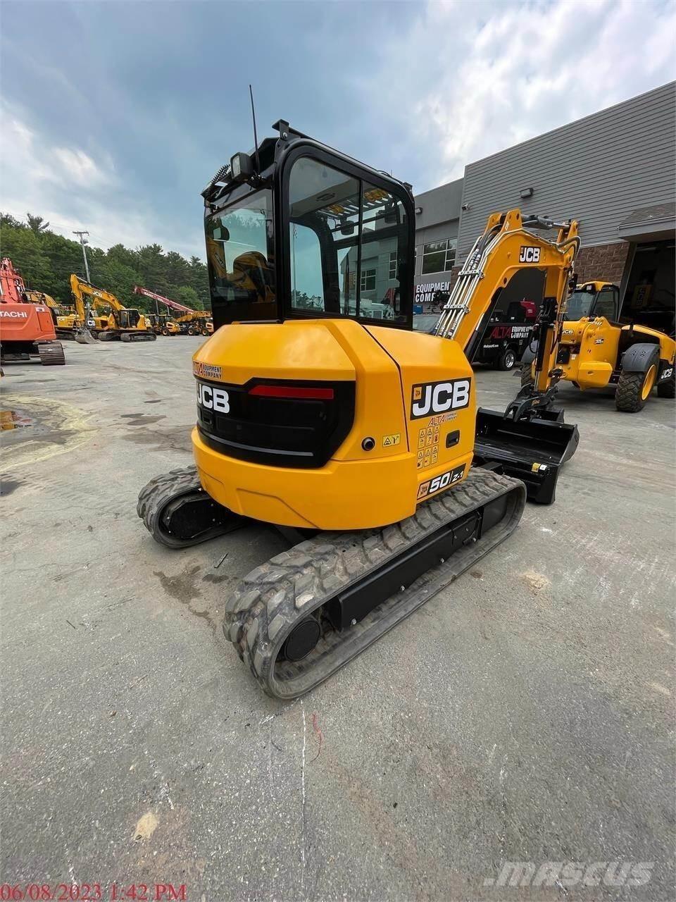 JCB 50Z-1 Mini ekskavatörler, 7 tona dek