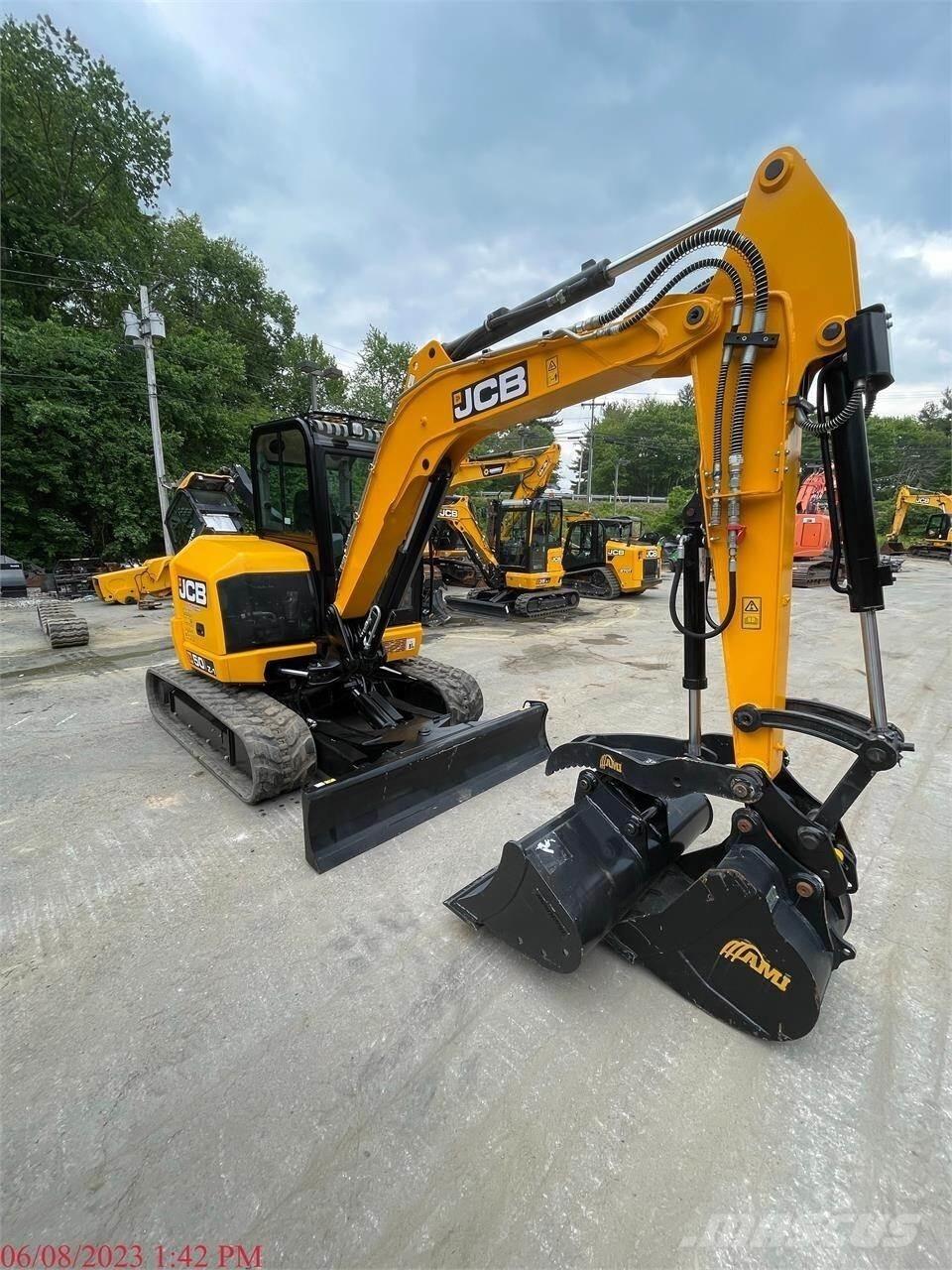 JCB 50Z-1 Mini ekskavatörler, 7 tona dek