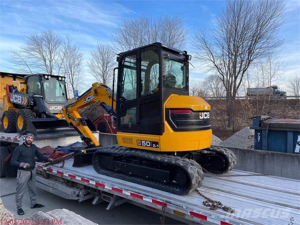 JCB 50Z-1 Mini ekskavatörler, 7 tona dek
