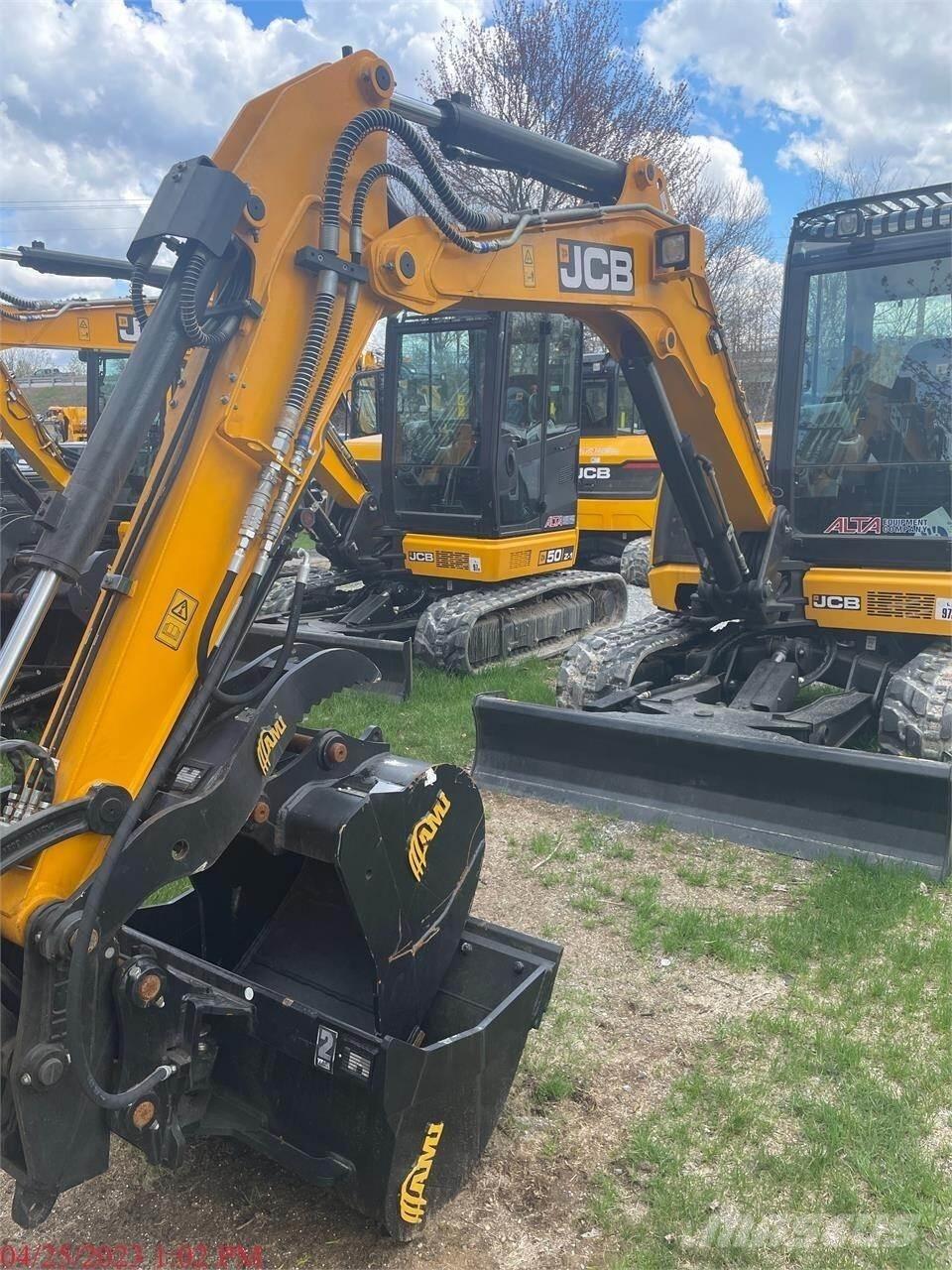 JCB 50Z-1 Mini ekskavatörler, 7 tona dek