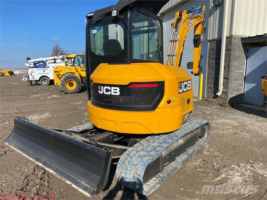 JCB 50Z-1 Mini ekskavatörler, 7 tona dek