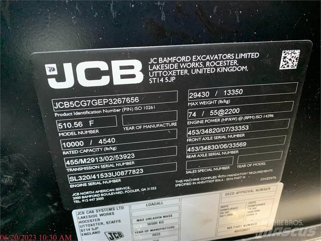 JCB 510-56 Teleskopik yükleyiciler
