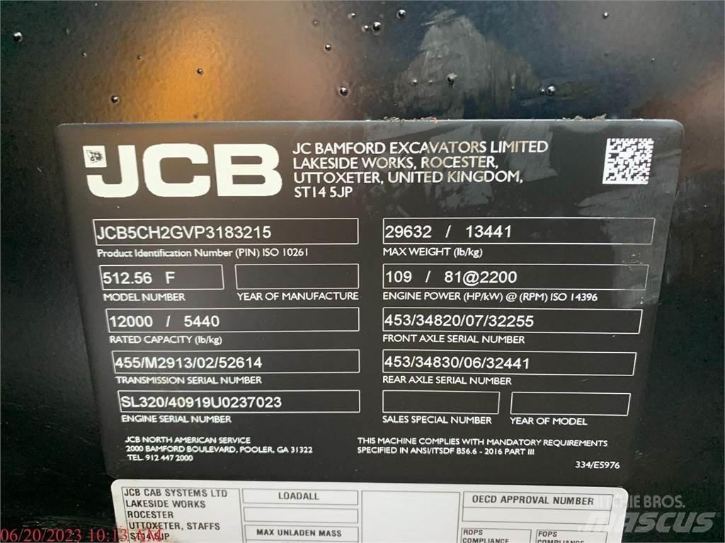 JCB 512-56 Teleskopik yükleyiciler