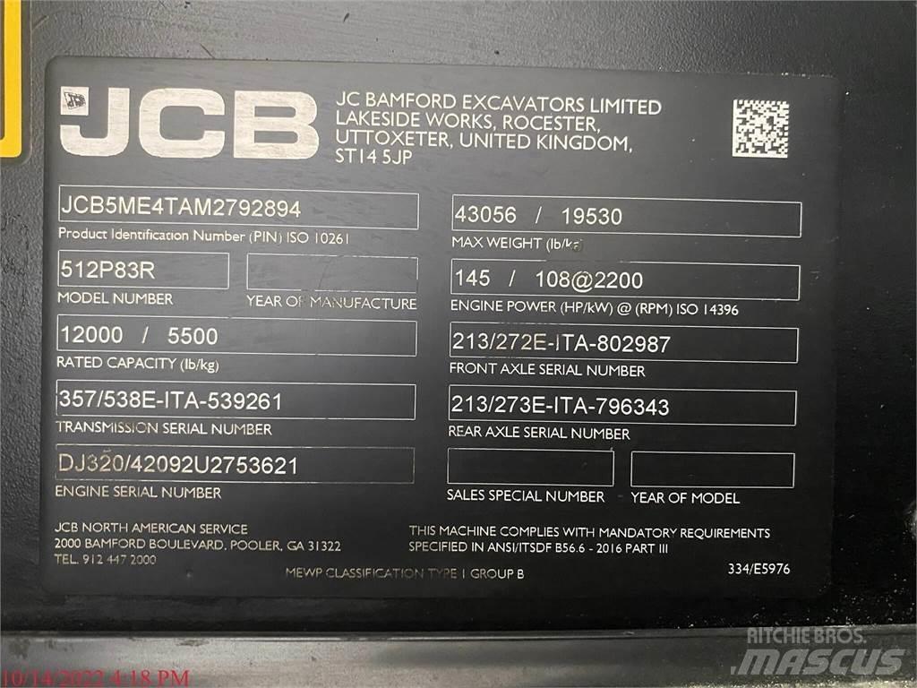 JCB 512-83R Teleskopik yükleyiciler
