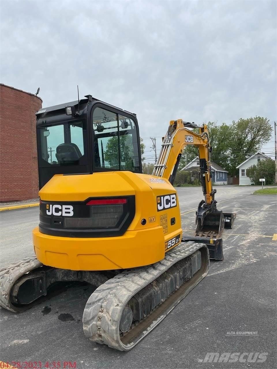 JCB 55Z-1 Mini ekskavatörler, 7 tona dek