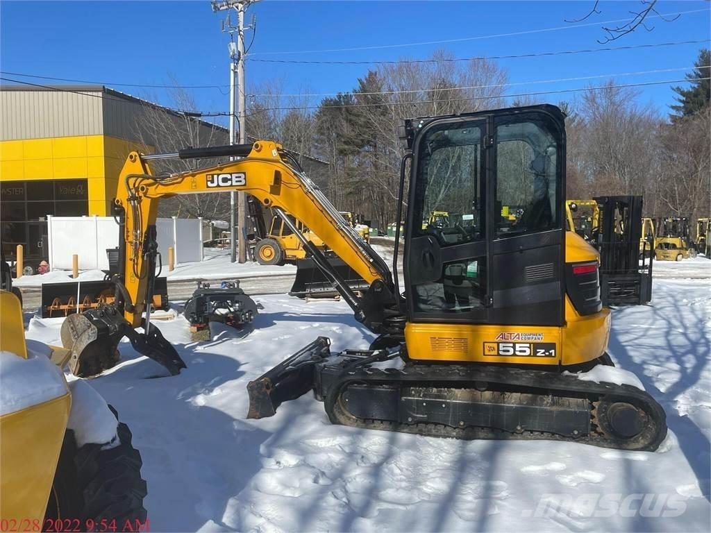 JCB 55Z-1 Mini ekskavatörler, 7 tona dek