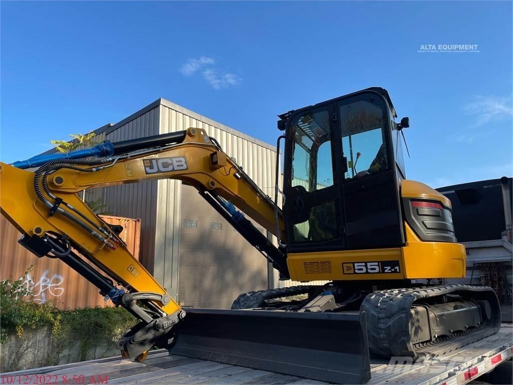 JCB 55Z-1 Mini ekskavatörler, 7 tona dek