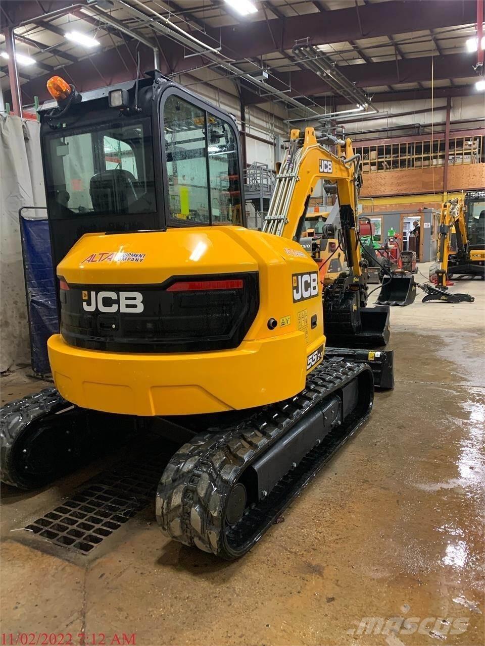 JCB 55Z-1 Mini ekskavatörler, 7 tona dek