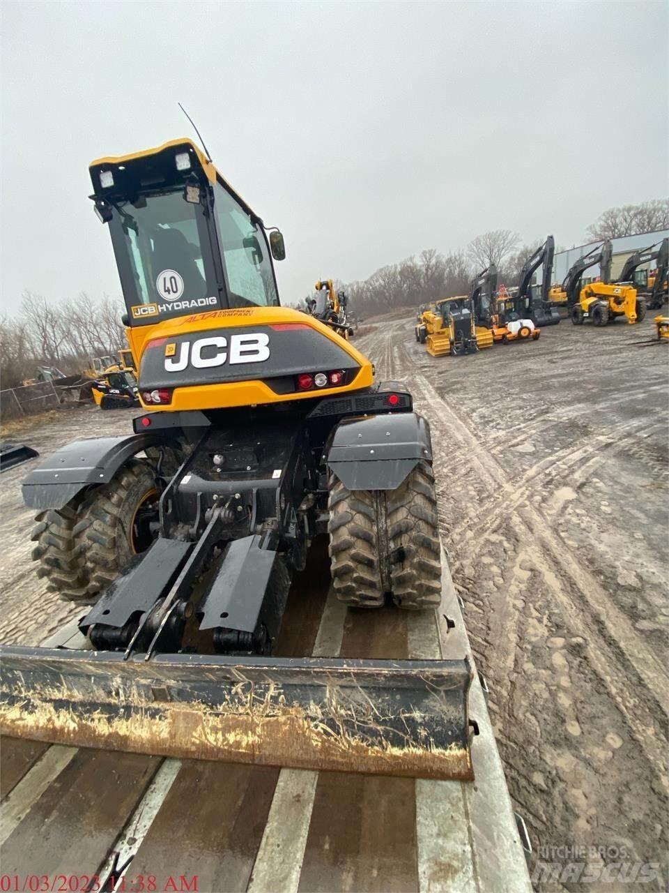 JCB HD110W Lastik tekerli ekskavatörler