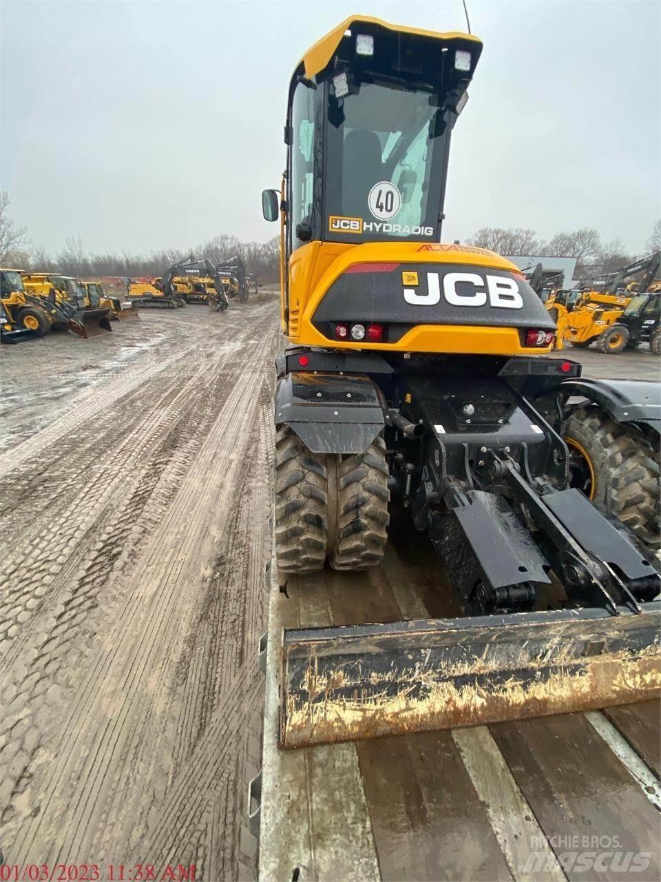 JCB HD110W Lastik tekerli ekskavatörler