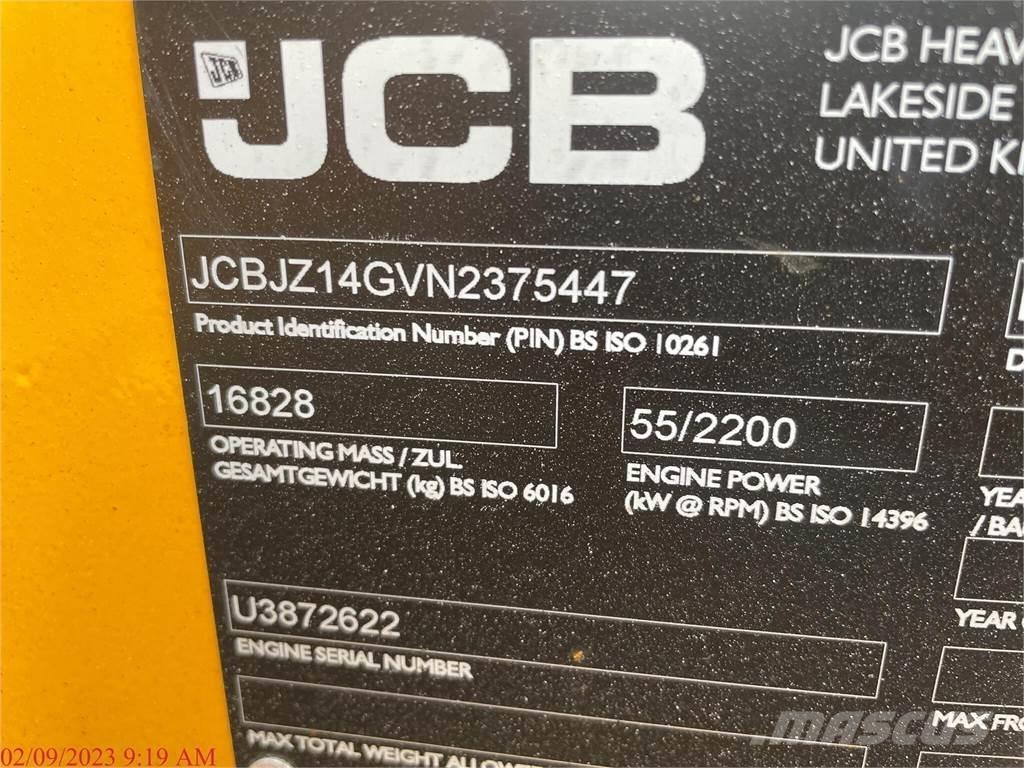 JCB JZ141 LC Paletli ekskavatörler