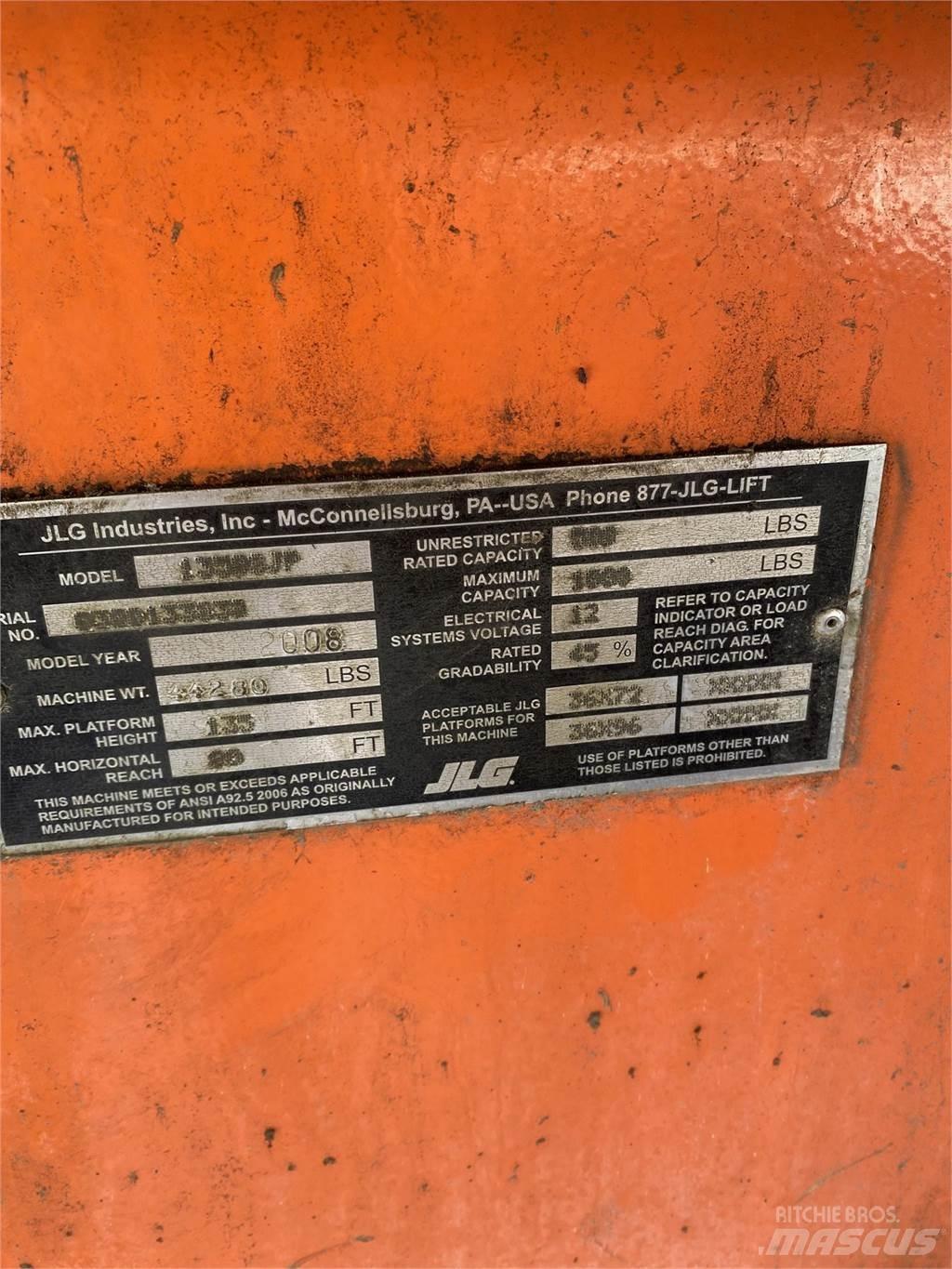 JLG 1350SJP Teleskopik personel platformları