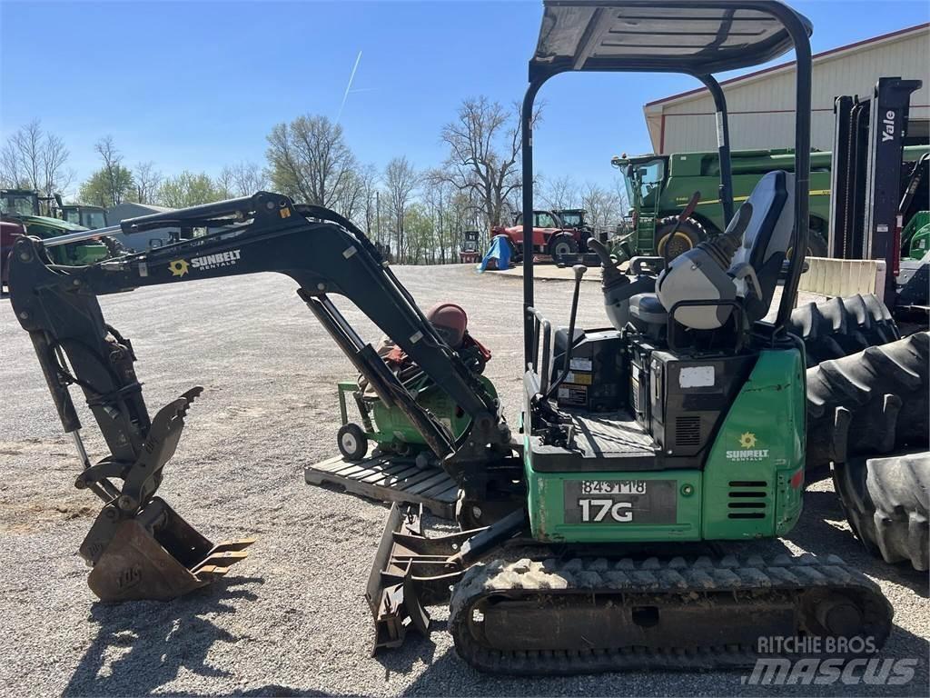 John Deere 17G Mini ekskavatörler, 7 tona dek