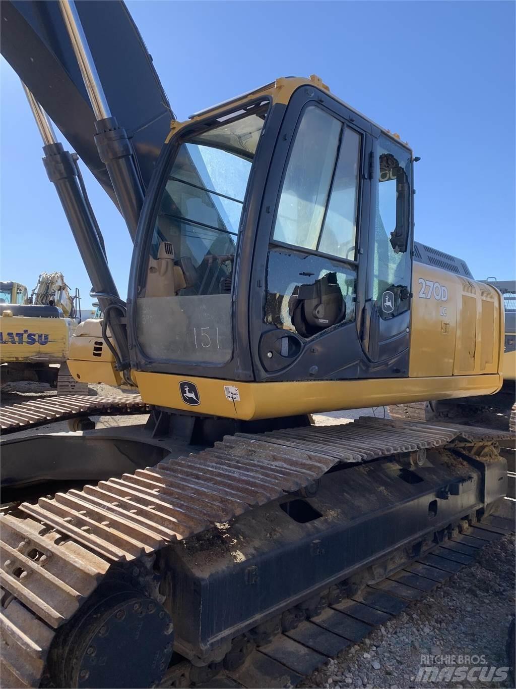John Deere 270D LC Paletli ekskavatörler