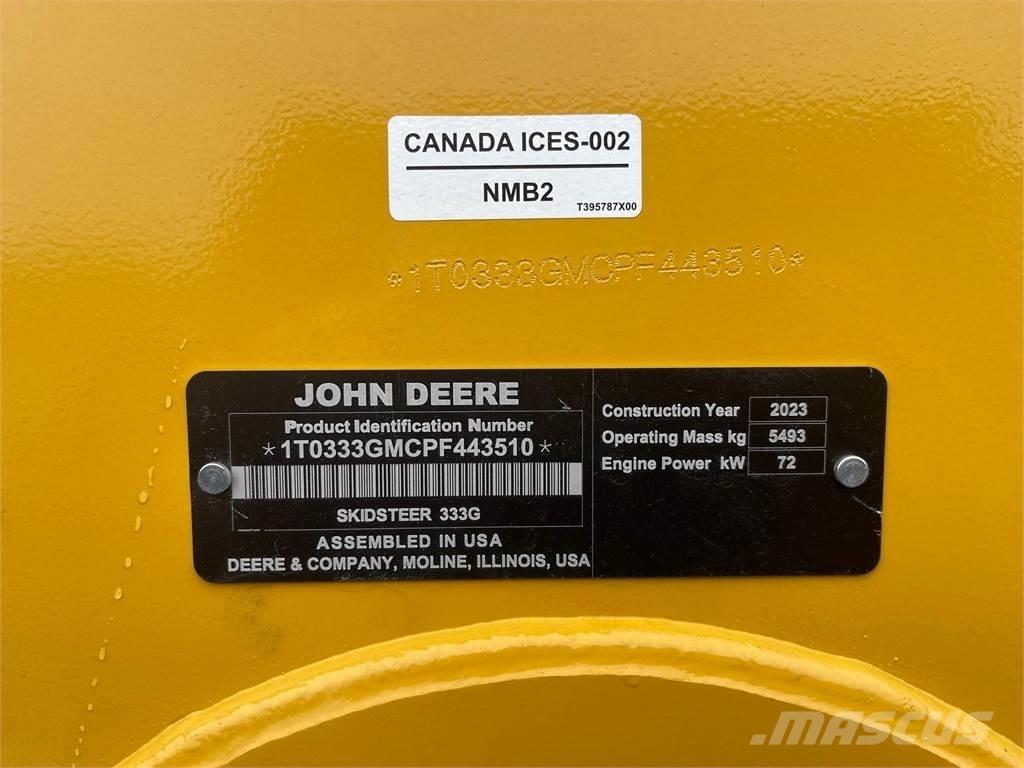 John Deere 333G Skid steer loderler
