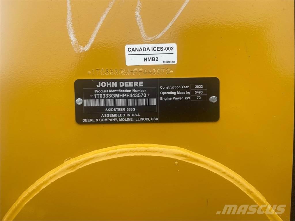 John Deere 333G Skid steer loderler